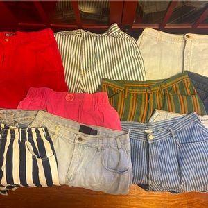Huge box of 11 Vintage Mom Shorts 80’s and 90’s